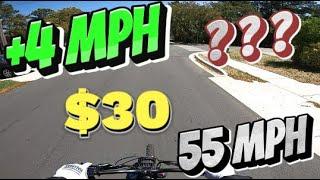 Can this $30 upgrade gain you 4 MPH ?  Talaria Sting R MX4 top speed