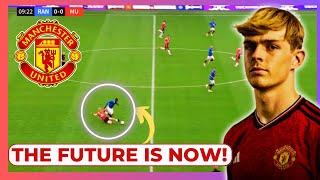 Toby Collyer is a MONSTER in the Making  Manchester united V Rangers Highlights