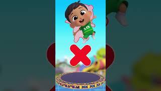 Trampoline Shape Game  Kids Cartoons and Nursery Rhymes