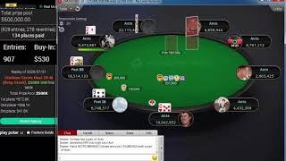 PokerStars Stadium Series Heat 28-M $530 NLHE Deep Stack Jul 31 2020 Nelepo10 danechka1991