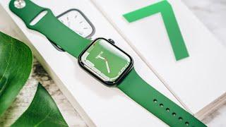 Apple Watch Series 7 Unboxing + Setup & First Impressions Green Aluminum