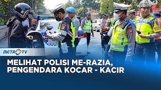 Operasi Patuh Jaya Pengendara Kocar - Kacir Hindari Razia