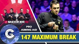 Snooker 19 147 Maximum Break #2  Pro Aiming Aid