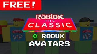 HOW TO MAKE CLASSIC AVATARS FOR FREE Roblox