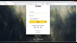 cara buat akun email yandex