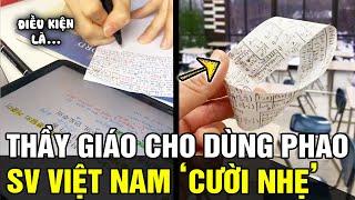 Thầy giáo Hàn cho DÙNG PHAO kèm điều kiện nữ sinh VN hỏi dân mạng và nhận về cách cực hay  TÁM TV