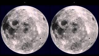 Moon Rotating in 3D Smooth Motion 60 FPS 1080p HD
