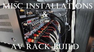 Basement Home Theater - Misc. Installations & AV Rack