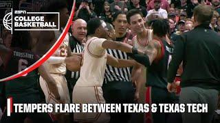 Texas player ejected Texas Tech given tech after fans throw objects onto court