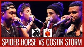 SPIDERHORSE vs COSTIK STORM    Grand Beatbox TAG TEAM Battle 2017    SMALL FINAL