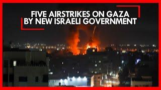 Israel breaking the ceasefire and firing multiple Airstrikes on Gaza  Nazuk Surat e Haal