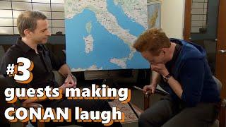 Guests making Conan laugh #3  COMPILATION