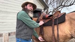 Saddling Horses Part 2 - Cinches Back Cinches and Breast Collars