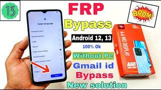 Itel A60 FRP Bypass Android 1213  New Solution  Itel A662L Google Account Bypass Without Pc 