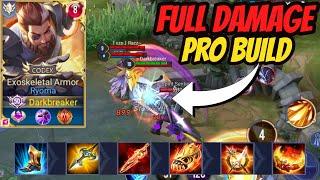 RYOMA FULL DAMAGE BUILD SOLO LANE  AoV  傳說對決  RoV  Liên Quân Mobile