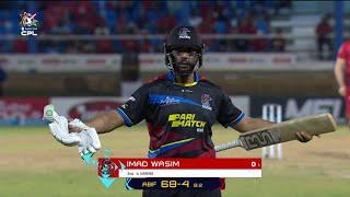 CRAZY Scenes After Controversial Imad Wasim Wicket  CPL 2024