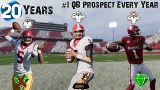 I Followed the Careers of EVERY Number 1 QB Prospect in 20 Years of College Football 25 Dynasty Mode