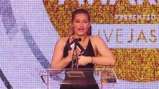 2016 XBIZ Awards - Dani Daniels Wins Female Performer of the Year Award