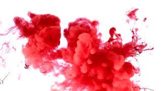 Red ink underwater 4K