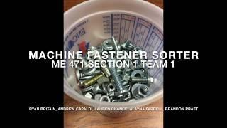 Machine Fastener Sorter