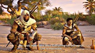 Assassins Creed Origins - Bayek + Aya Speaking Last Time & Birth of Assassins Creed