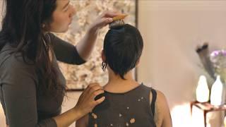 ASMR Careful Perfectionistic Hair Brushing & Chinese Acupoint Massage Feather Sweep Real Person