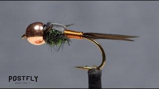 Tie the Copper John - One of the most effective trout fly nymph patterns