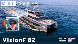 VISIONF 82 Powercat  Walkthrough  Multihulls World