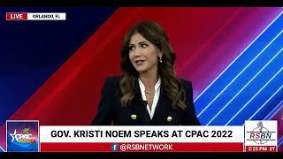 Gov. Kristi Noem Speaks at CPAC 2022