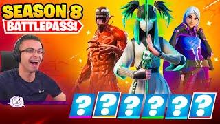 Nick Eh 30 reacts to SEASON 8 Intro and Battle Pass