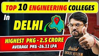 Top 10 Engineering Colleges in Delhi  Complete Details  Admissions  Placements @VedantuMath