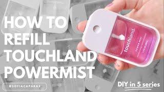 How to Refill Touchland Power Mist Hand Sanitizer Spray in under 3 minutes 2023