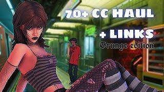70+ CC grunge haul with links  The Sims 4