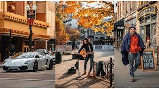 Fall POV Street Photography Part 2  Sony a6400  Sony 85mm f1.8  Sigma 18-35mm f1.8  PRESET LINK