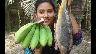 Fish and Green Banana Curry  Most Tasty and Healthy Easy Recipe  Cooking By Street Village Food