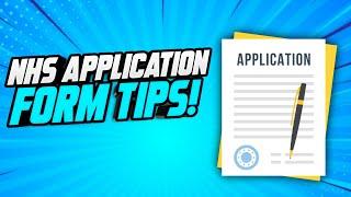 NHS APPLICATION FORM TIPS How to write a WINNING NHS Job Application Form SAMPLE INCLUDED