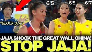The Day When Jaja Santiago SHOCK Zhu Ting The GREATWALL CHINA with 16 BIG POINTS