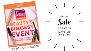 ULTA 21 DAYS OF BEAUTY WISHLIST AND RECOMMENDATIONS