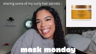 MASK MONDAY  shea moisture deep moisturizing masque CURLY HAIR TIPS