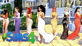 Housewives Poses and Drink Wine on Sofa I Sims 4 Animation Packs