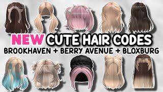 *NEW* CUTE HAIR ID CODES FOR BROOKHAVEN RP BERRY AVENUE AND BLOXBURG 