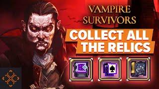 Vampire Survivors How To Unlock All Relics And What They Do