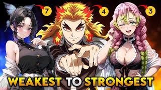 All 9 Hashira RANKED Weakest To Strongest