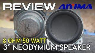 Review Aiyima Midrange Bass 3 Inch - 8 Ohm 50 Watt Neodymium Speaker