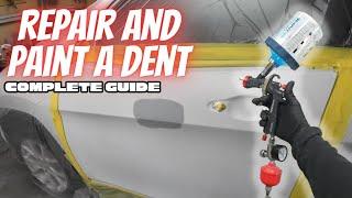 COMPLETE GUIDE to repair and paint a small dent in your car