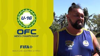 Interview  Ngati Manuel  Cook Islands  OFC U-16 Mens Championship 2024