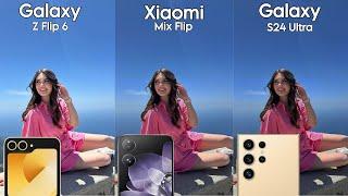 Samsung Galaxy Z Flip 6 Vs Xiaomi Mix Flip Vs Samsung Galaxy S24 Ultra Camera Test Comparison