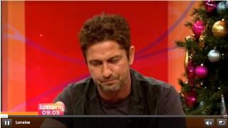 Gerard Butler on Lorraine talks about Playing for Keeps