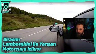 Elraenn - Lamborghini ile Yarışırken Kaza Yapan Motorcuyu İzliyor