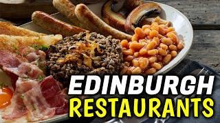 10 BEST Restaurants in Edinburgh Scotland │ Edinburgh Food Guide